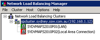 Server turns red