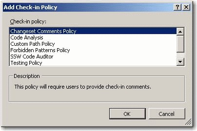 Chose check in policy