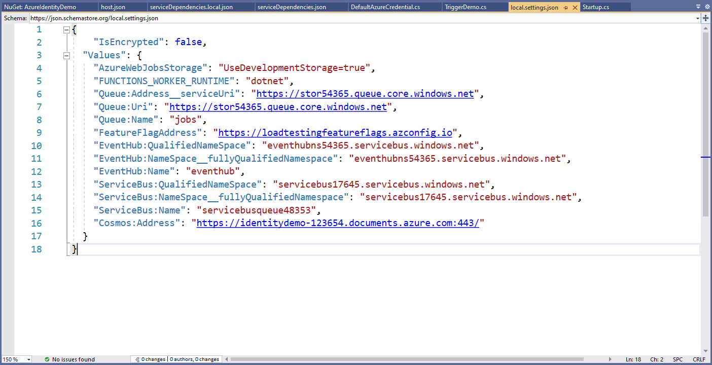 Figure: Good settings