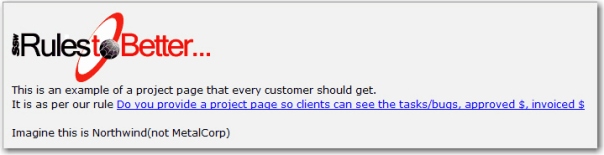 Good Example: Refer to the URL