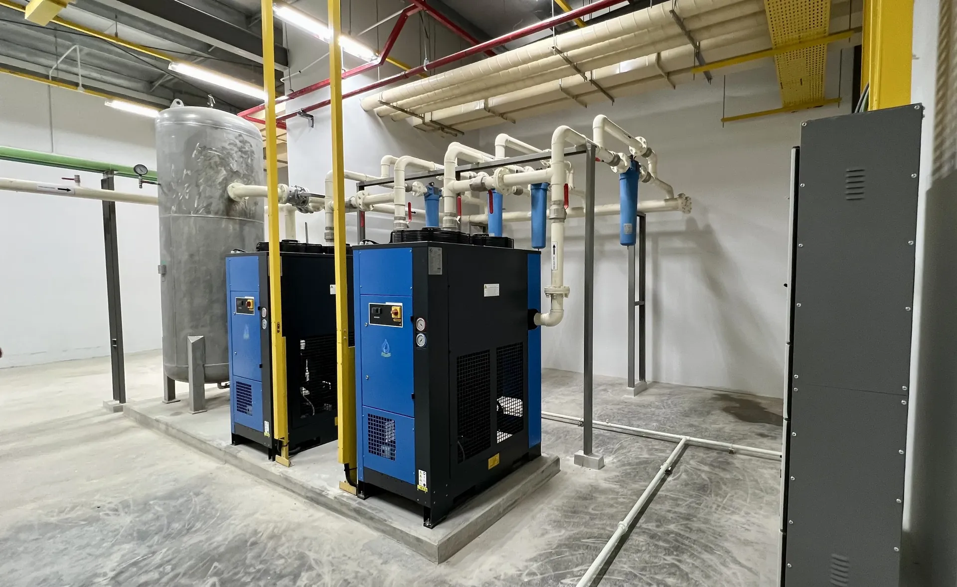 Sistem udara tekan cleanroom