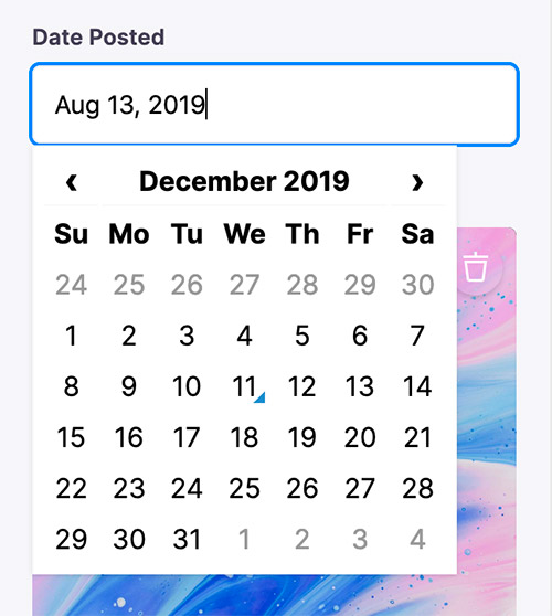 Date Input