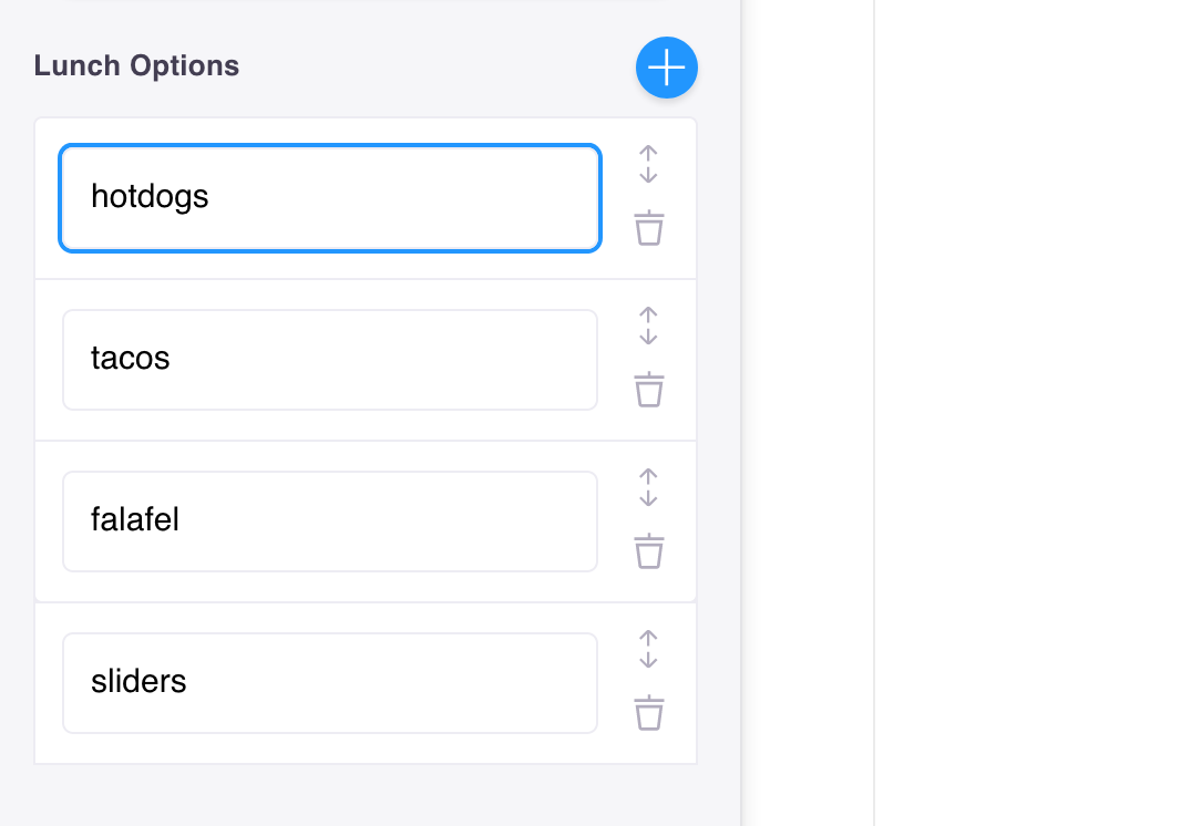 List Input