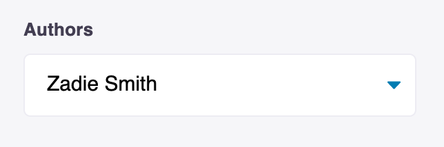 Select Input