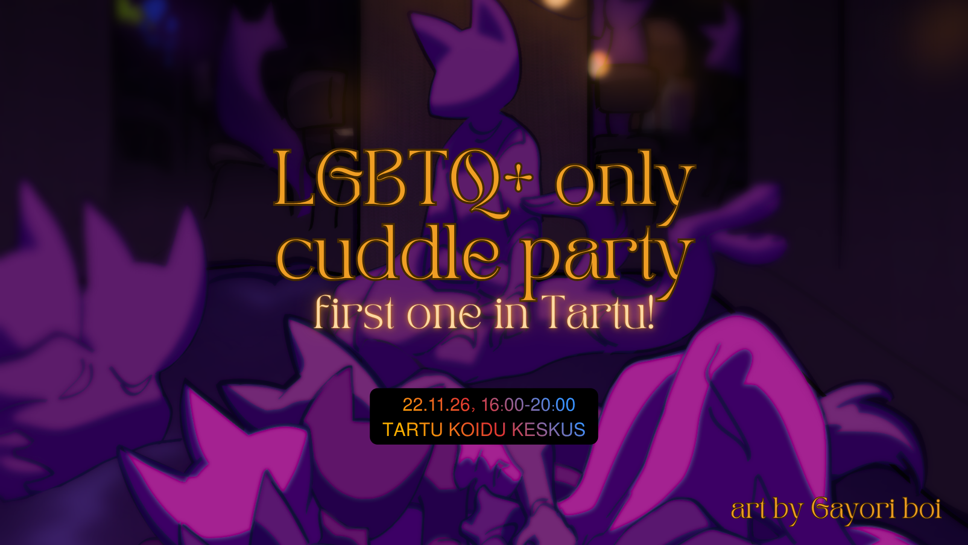 1. Tartu kväär kaisupidu (18+)