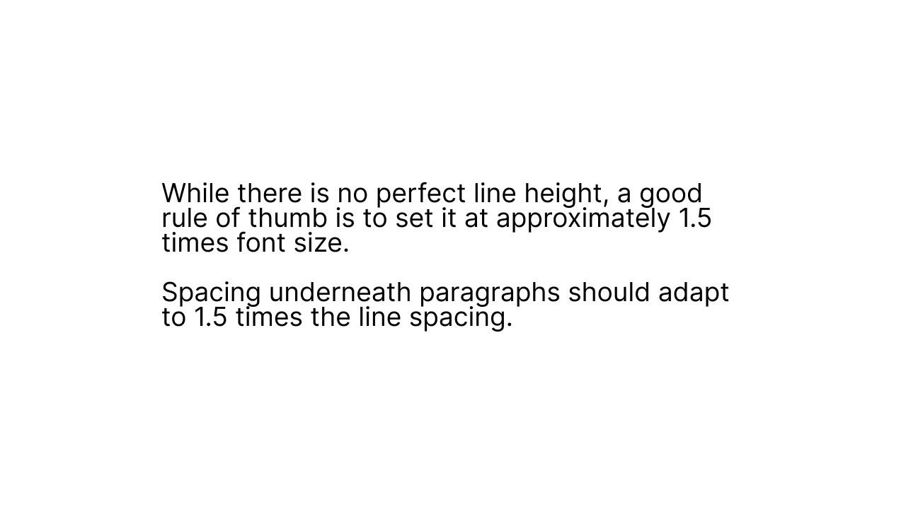 A bad example of line height