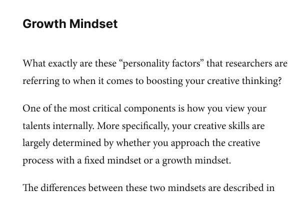 A good example of text justification