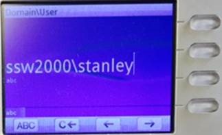 Enter in your Domain\Username