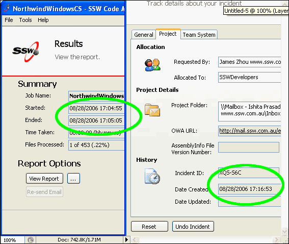 Application screens showing the same date displayed in a single, consistent format throughout