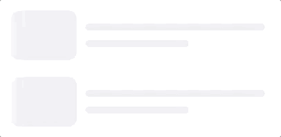 A page with grey boxes roughly representing cards, but spacing and layout differ from the final UI. :::