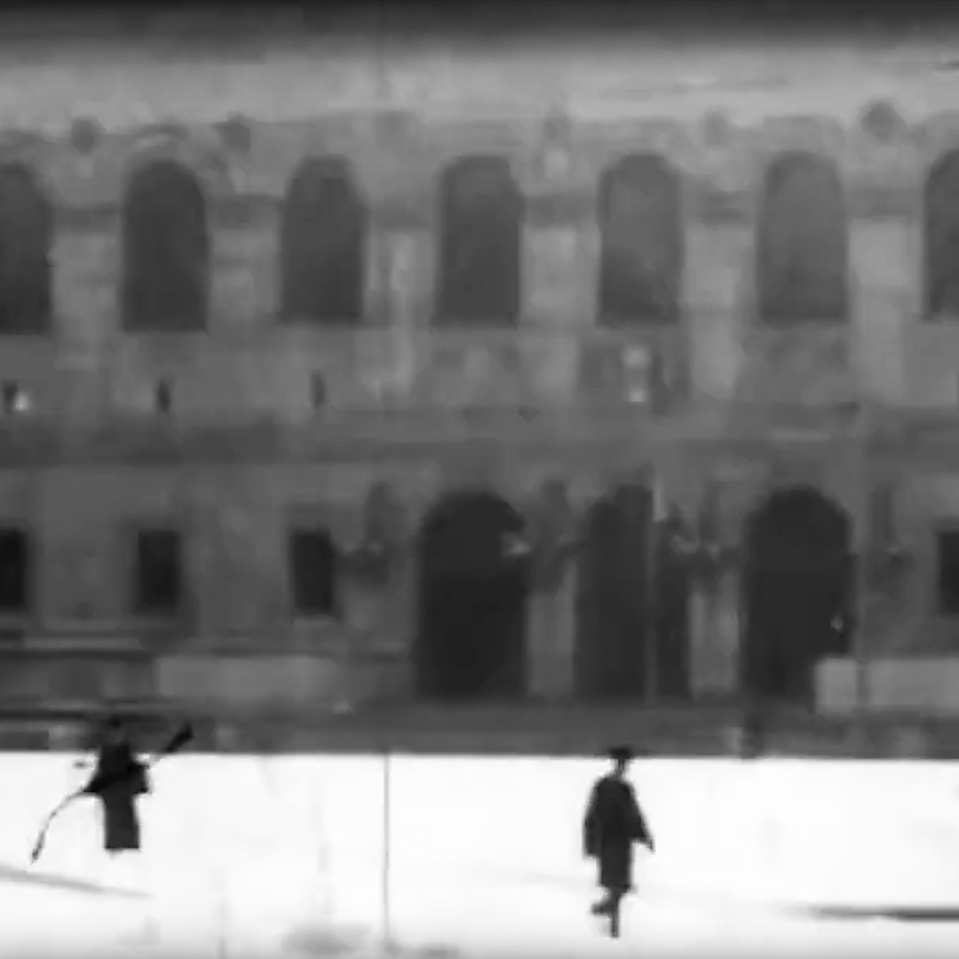 Boston Public Library (The statues of Art and Science that currently flank the entrance had not yet been installed) (8)