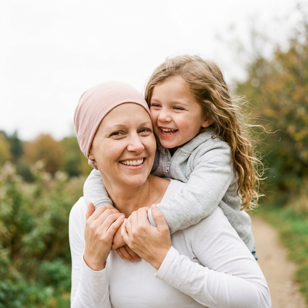 Mother giving daughter a piggyback