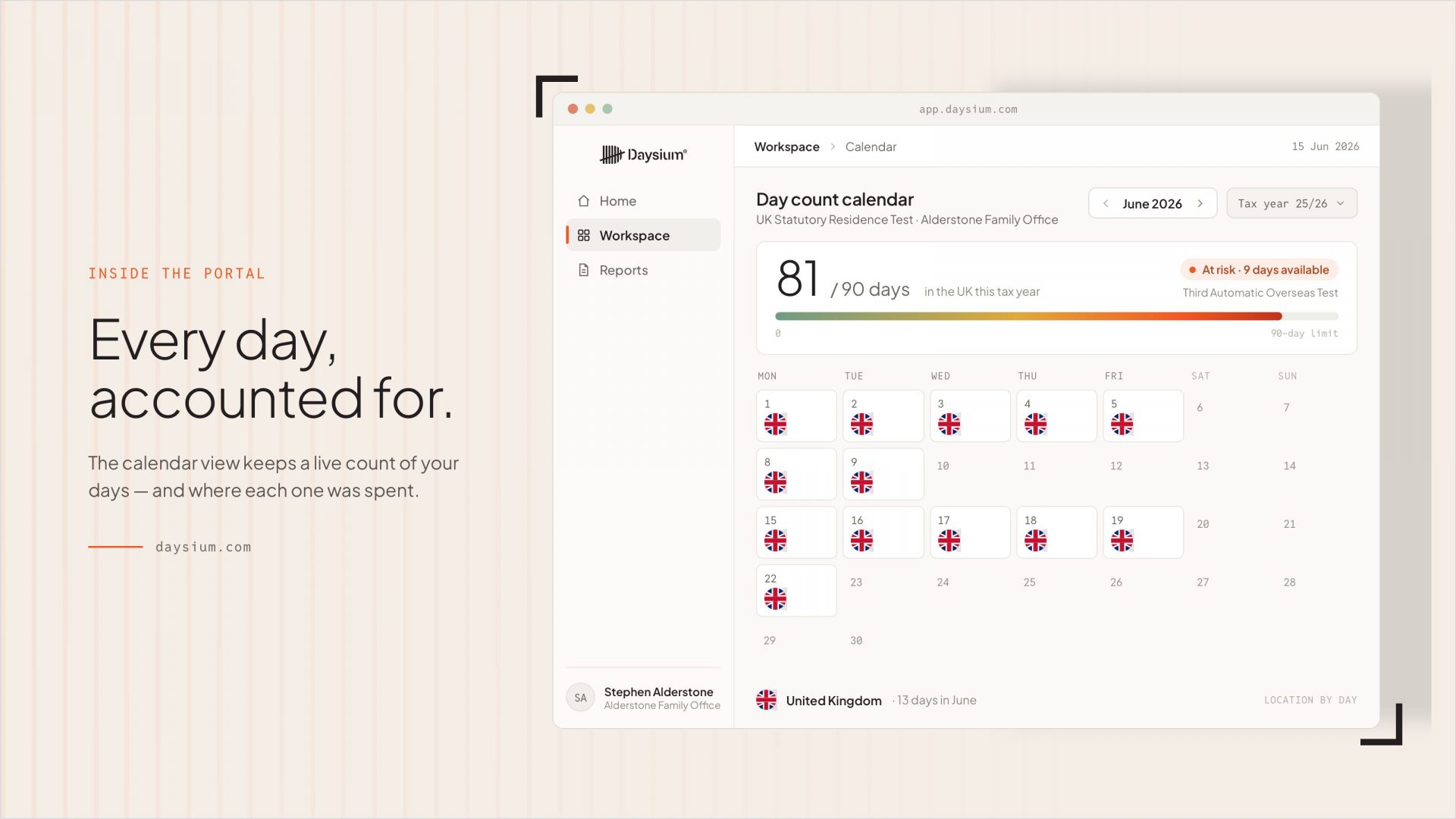 Daysium Portal Calendar View 2