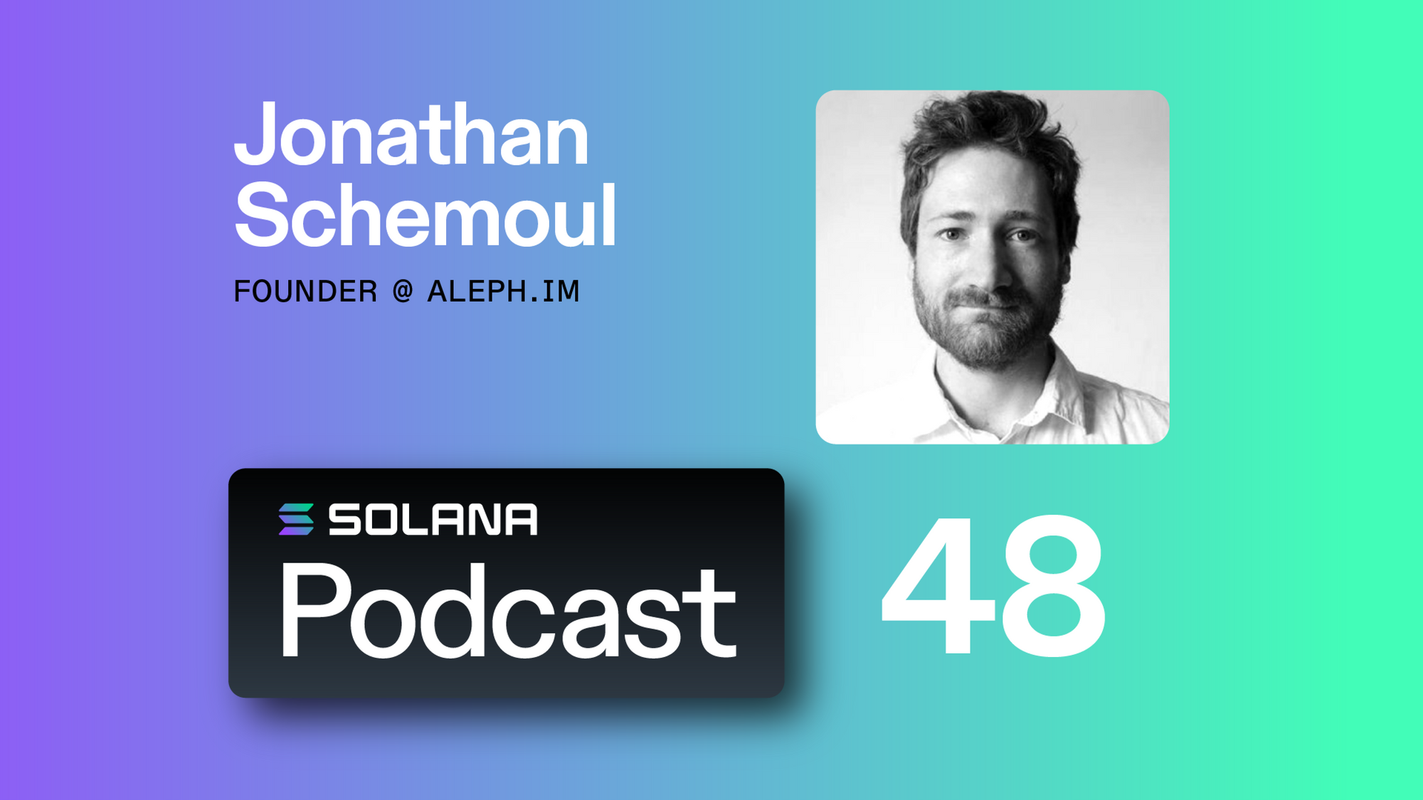 Jonathan Schemoul of Aleph.im on the future of web3 | Solana Media