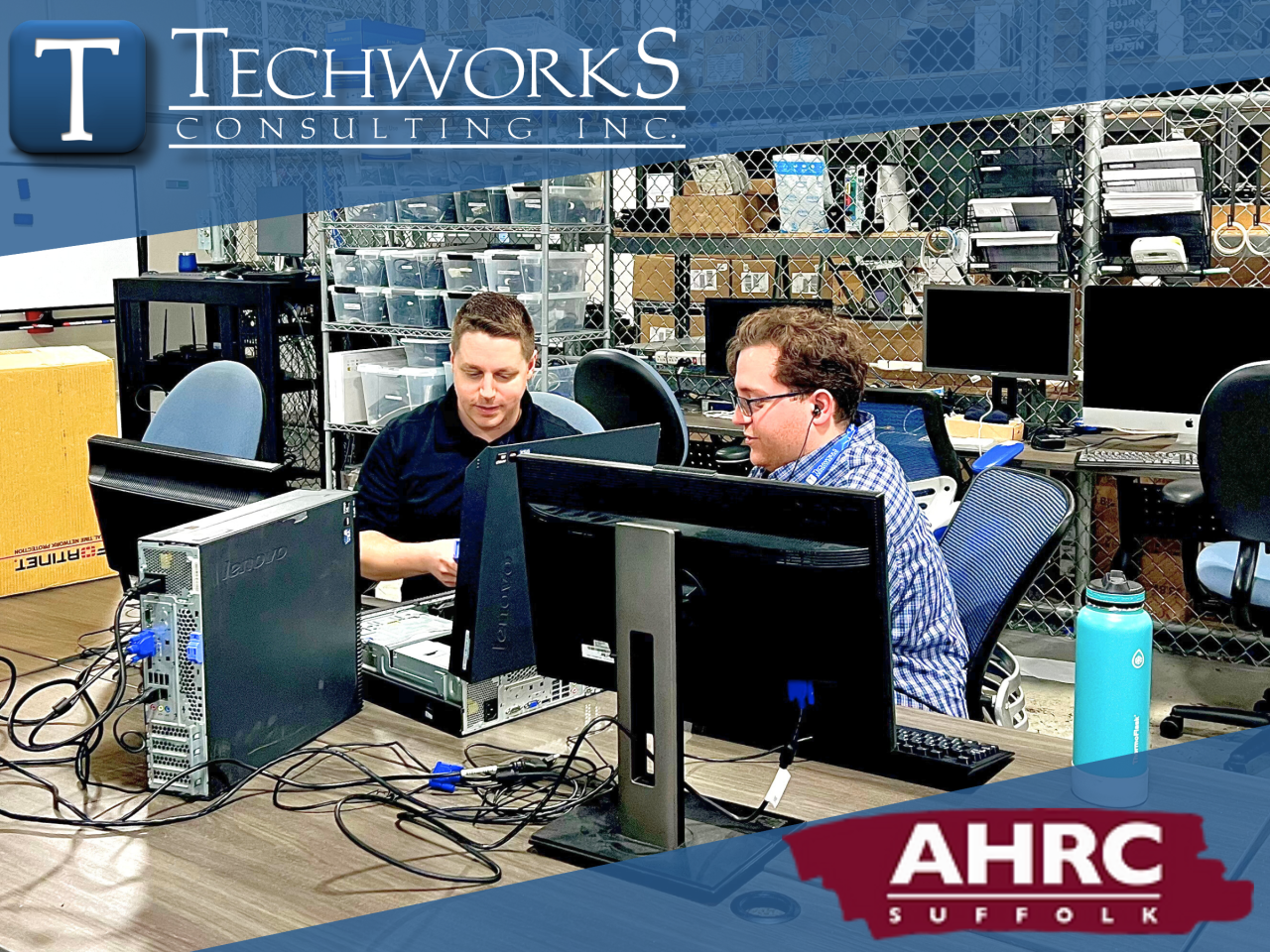 AHRC Program Participant Joins Techworks for a Day of Technical Training!