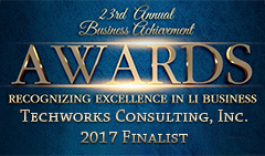 Techworks Consulting, Inc. Named Small Business Finalist in Prestigious HIA-LI 23nd Annual Business Achievement Awards