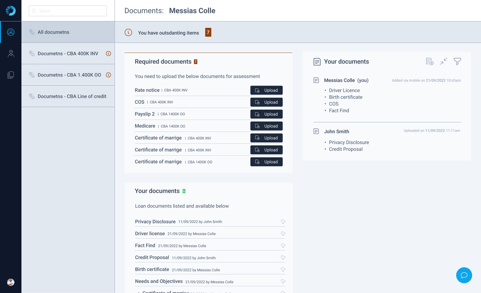 This is data collection tool of Salestrekker CRM. It allows note sharing, document request, deal information and more deal related communication Client Portal