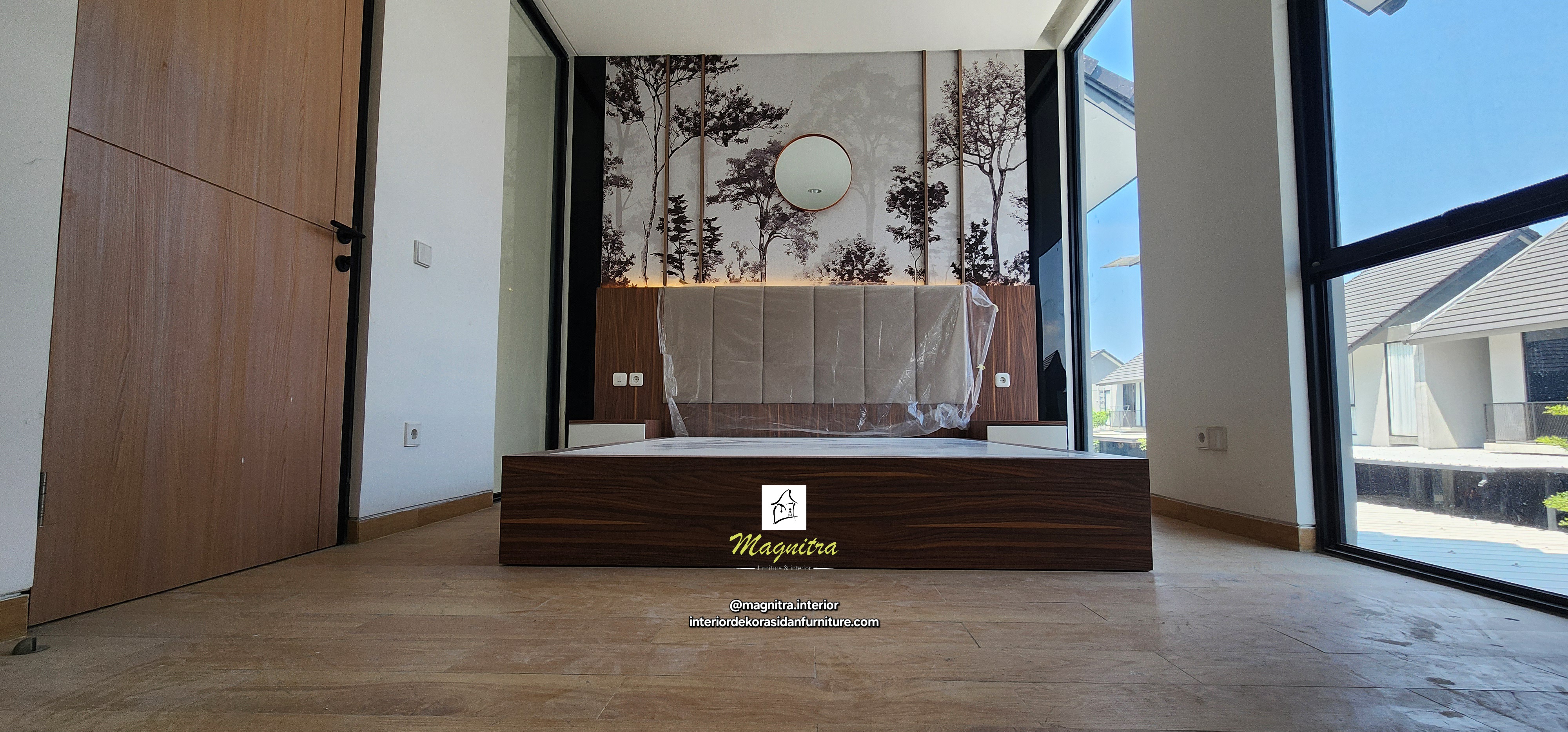 Interior kamar utama minimalis