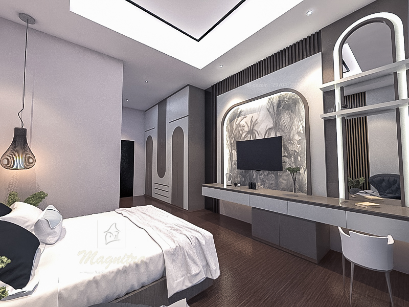 Interior master bedroom