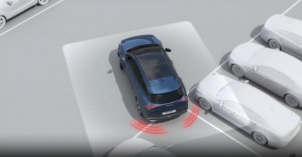 Reverse/Forward/Side Parking Collision-Avoidance Assist (PCA)