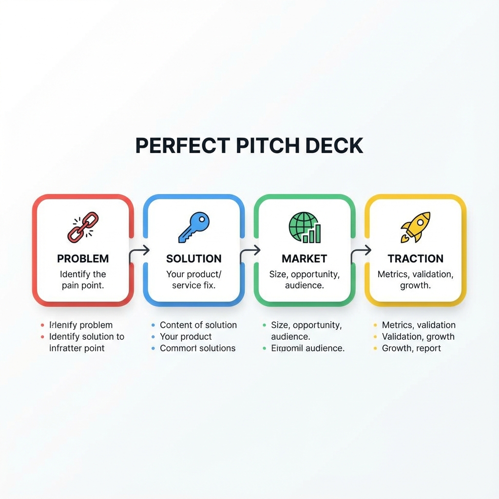 Pitch Deck Structure Diagram