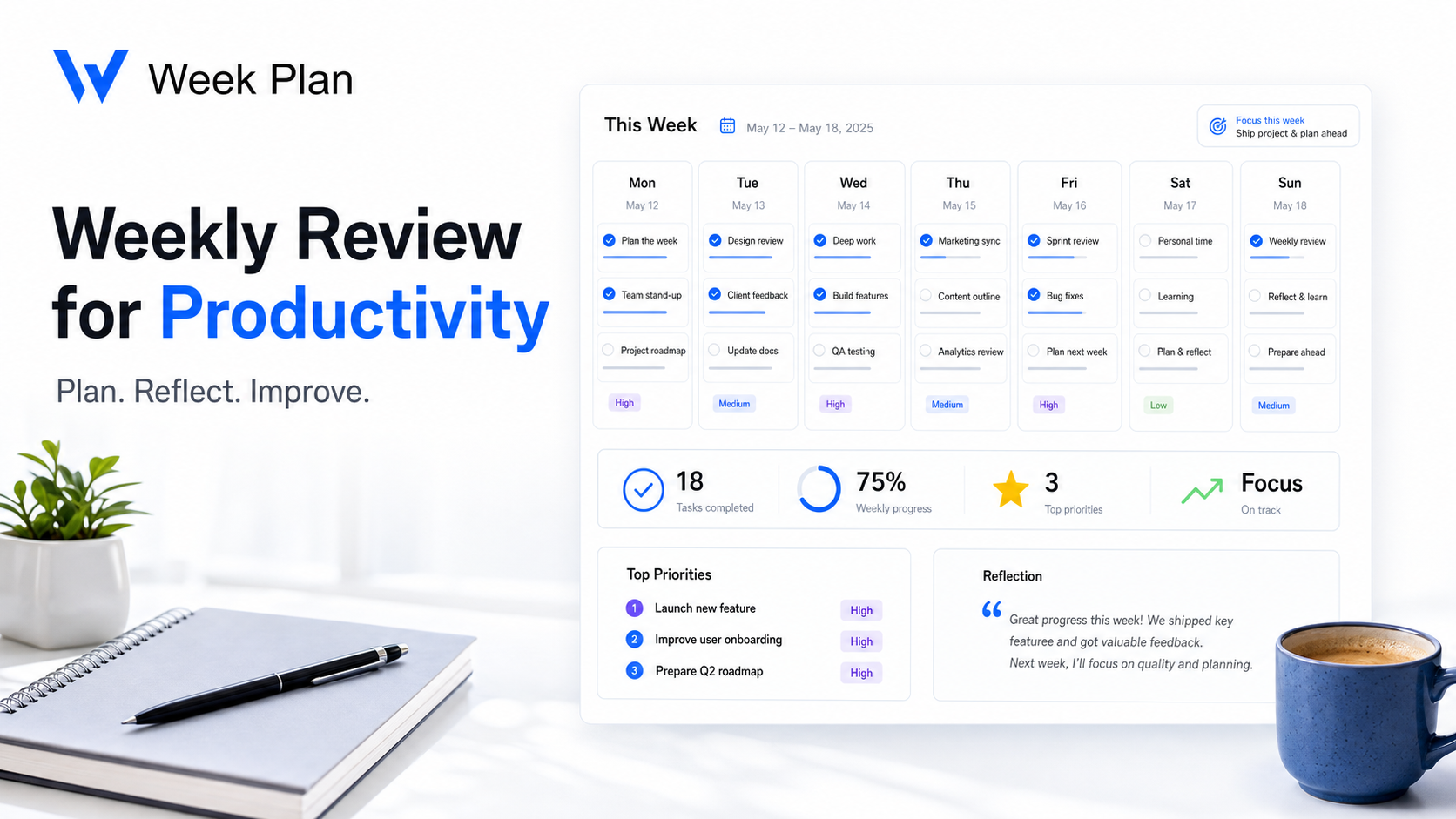 Weekly Review for Productivity: The Science-Backed 5-Step Process