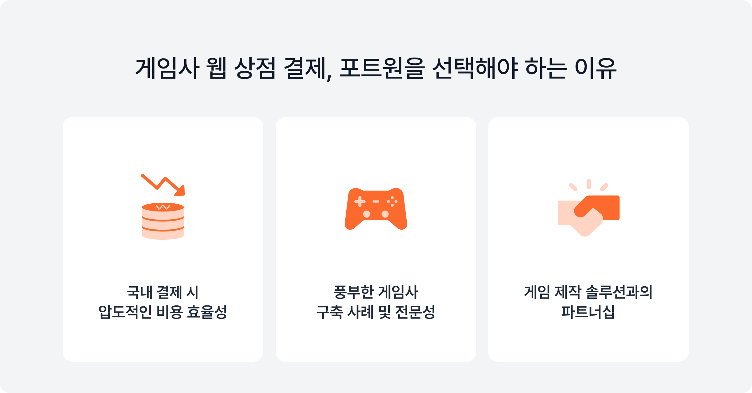 게임 웹상점 결제 구축 고려사항