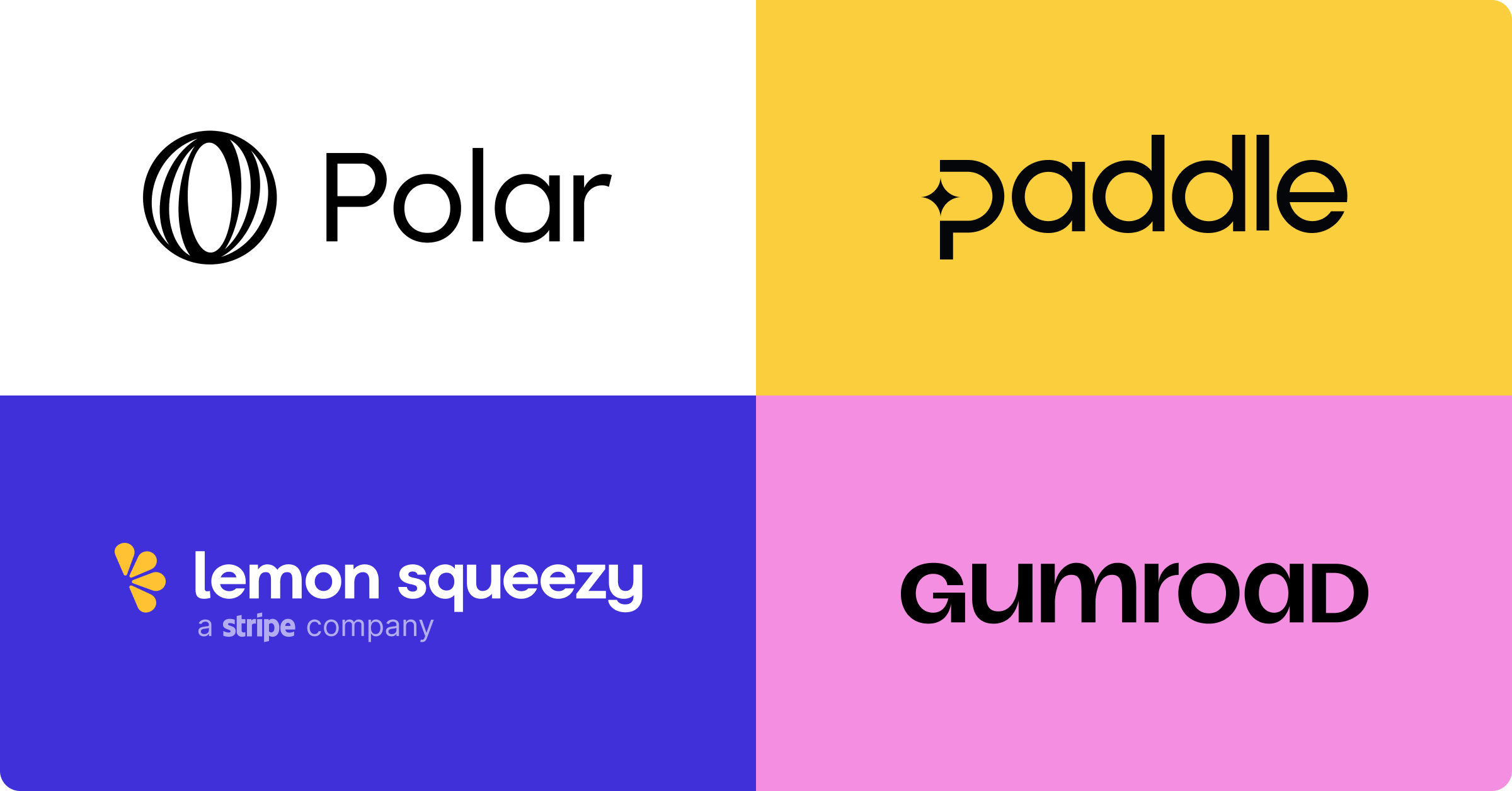 레몬스퀴지, 패들, Polar, Gumroad 로고