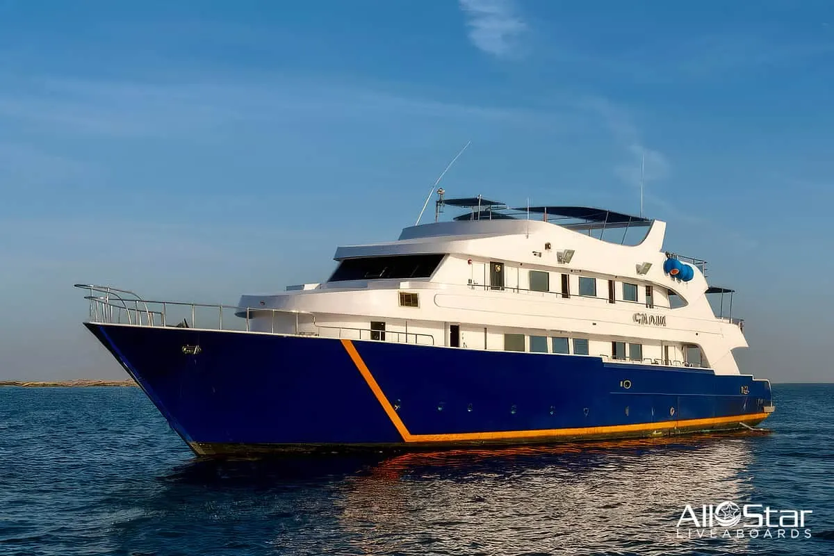 Le bateau All Star Ghani en mer Rouge, Égypte