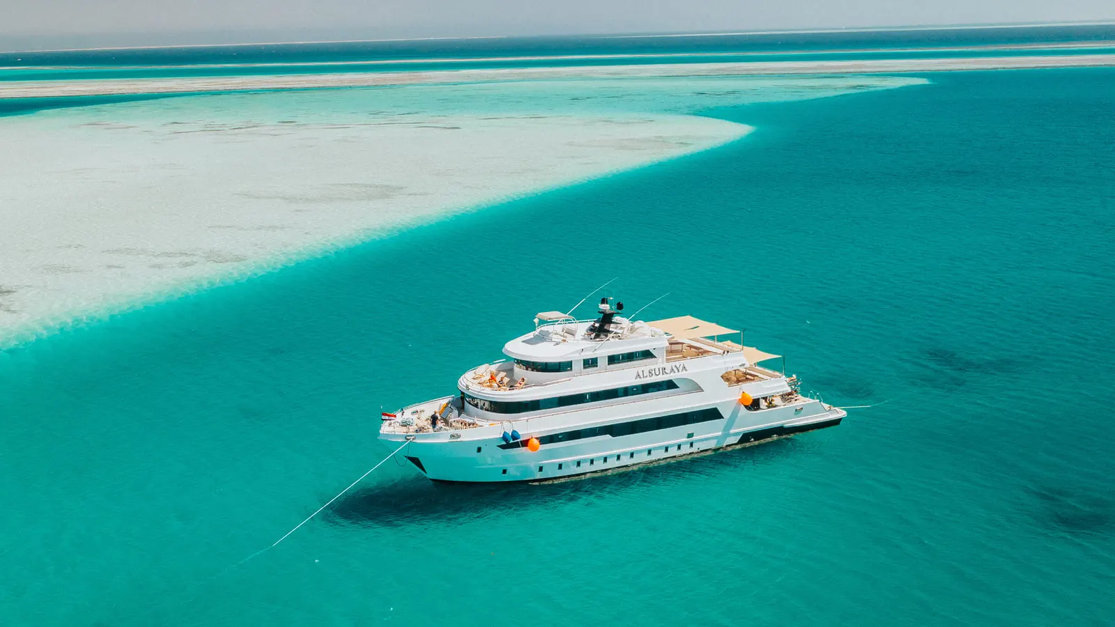 Le bateau Alsuraya en mer Rouge, Égypte