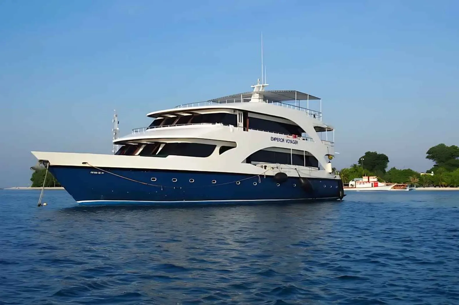 Le bateau Emperor Voyager, Maldives
