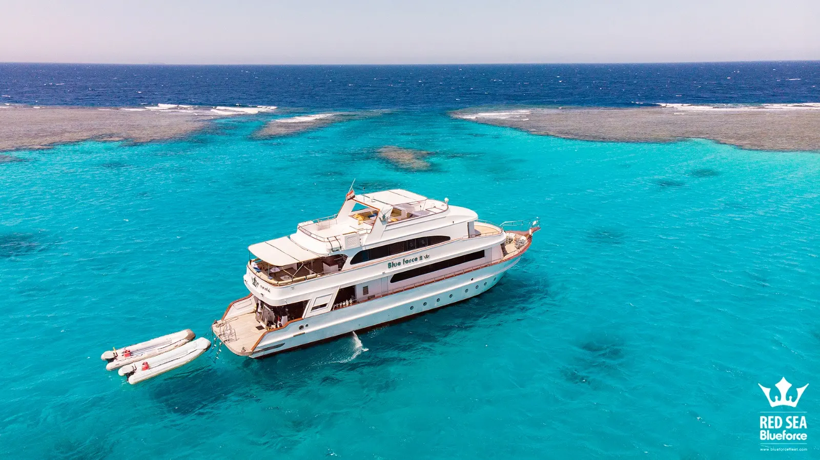 Le bateau Red Sea Blue Force 2 en mer Rouge, Égypte