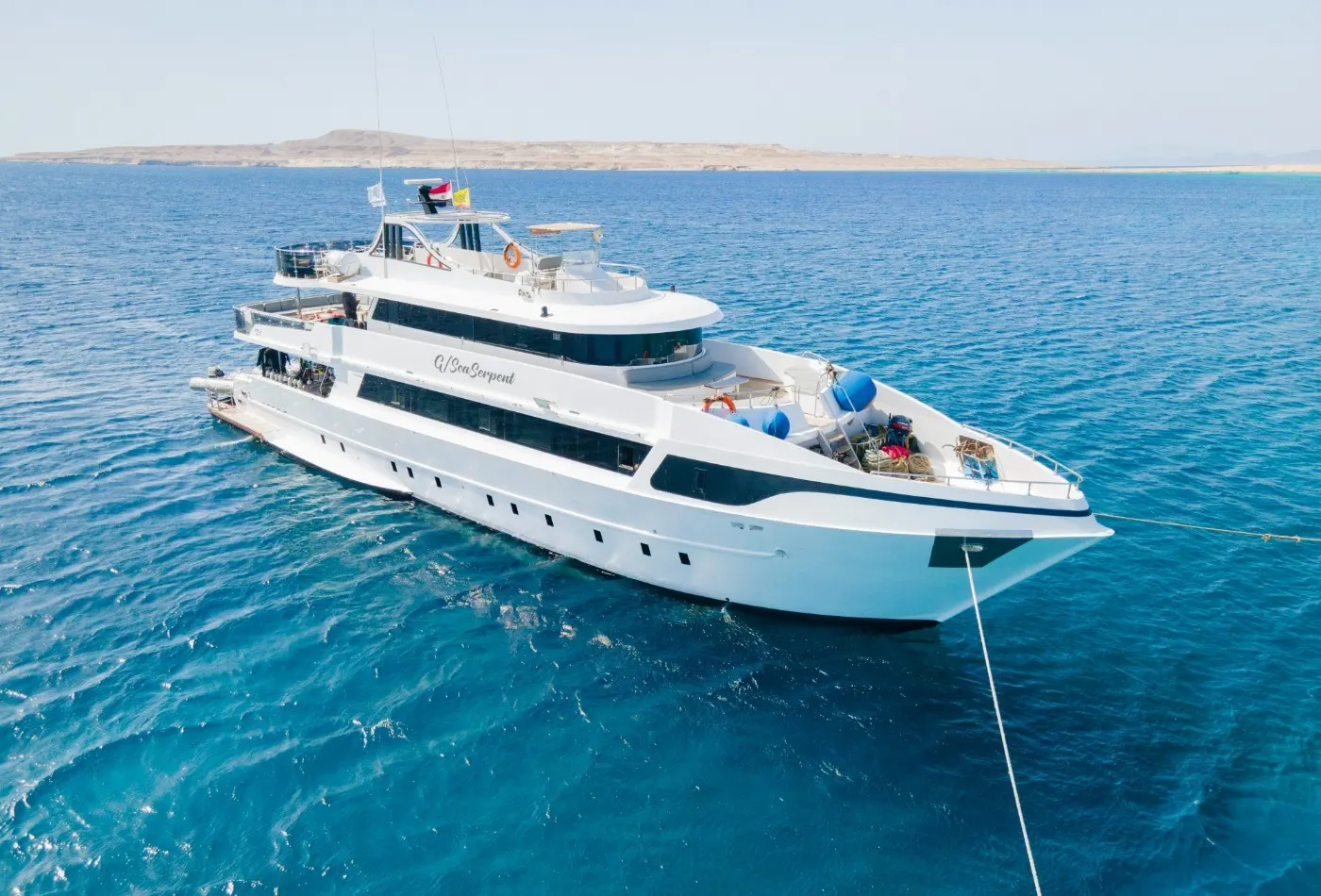 Le bateau Sea Serpent Serena Dreams en mer Rouge, Égypte