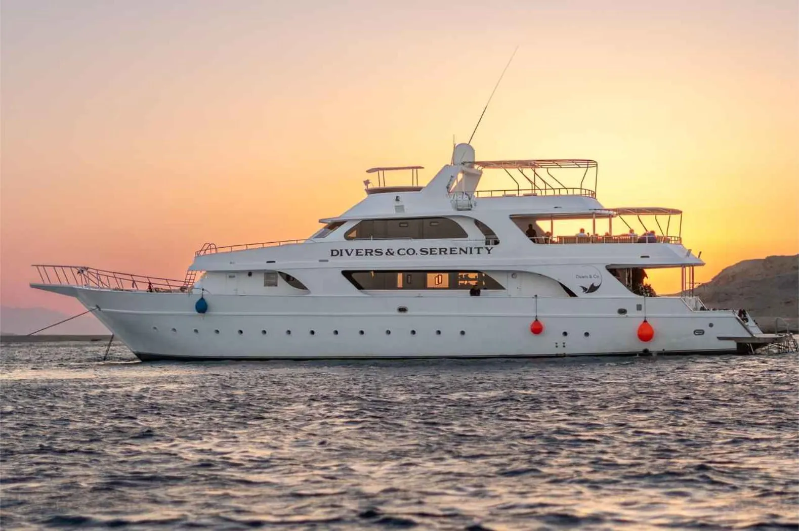 Le bateau Serenity en mer Rouge, Égypte