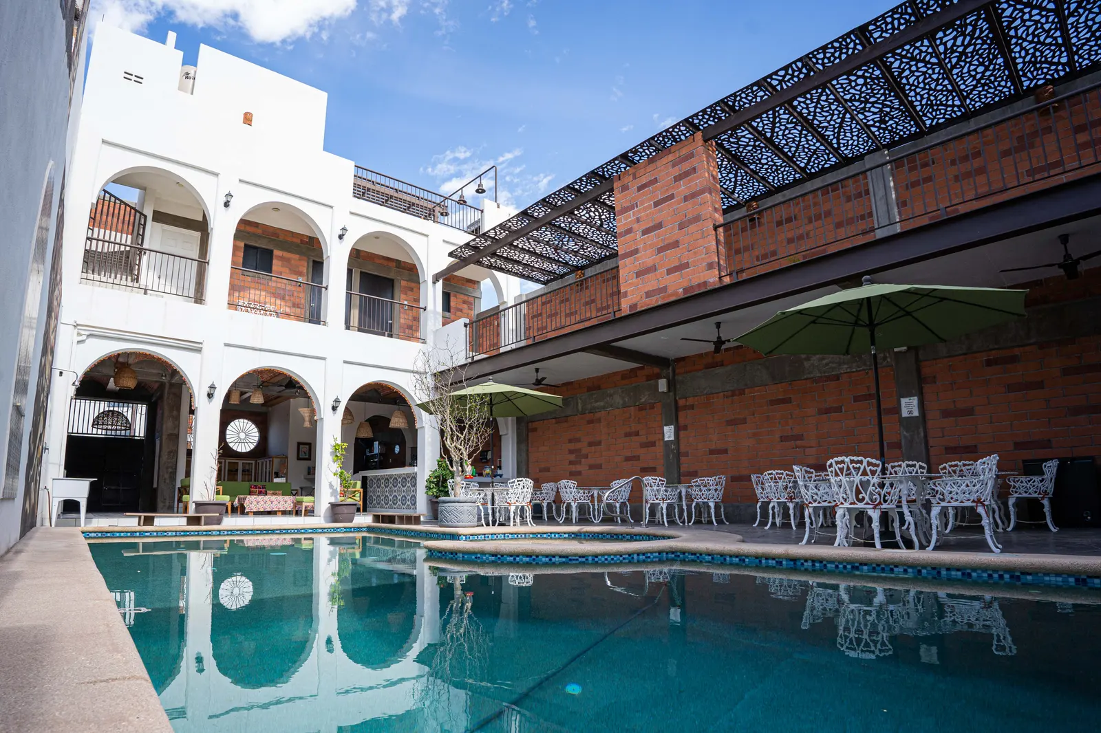 Villa Carey et sa piscine, Buceo Carey, La Paz