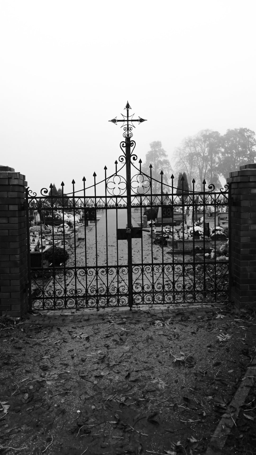 Brama cmentarna Janisławice - cmentarz parafialny