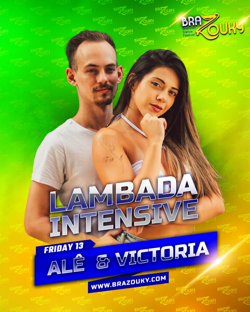 Friday intensive training — Alê & Victoria in Lambada