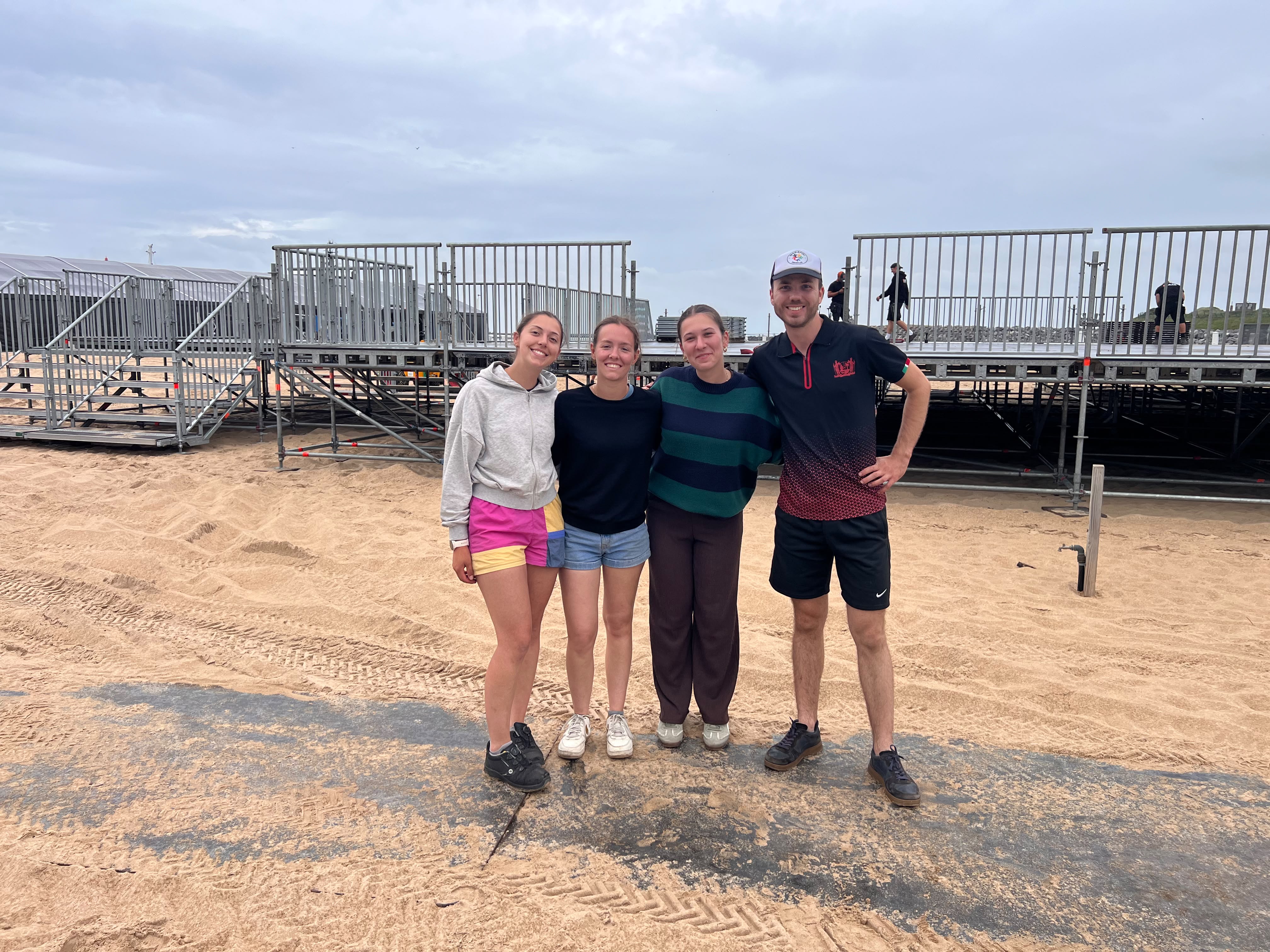 De helden van Ostend Beach festival