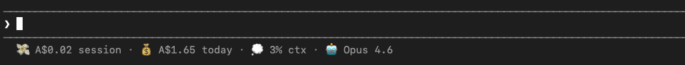 goccc status line