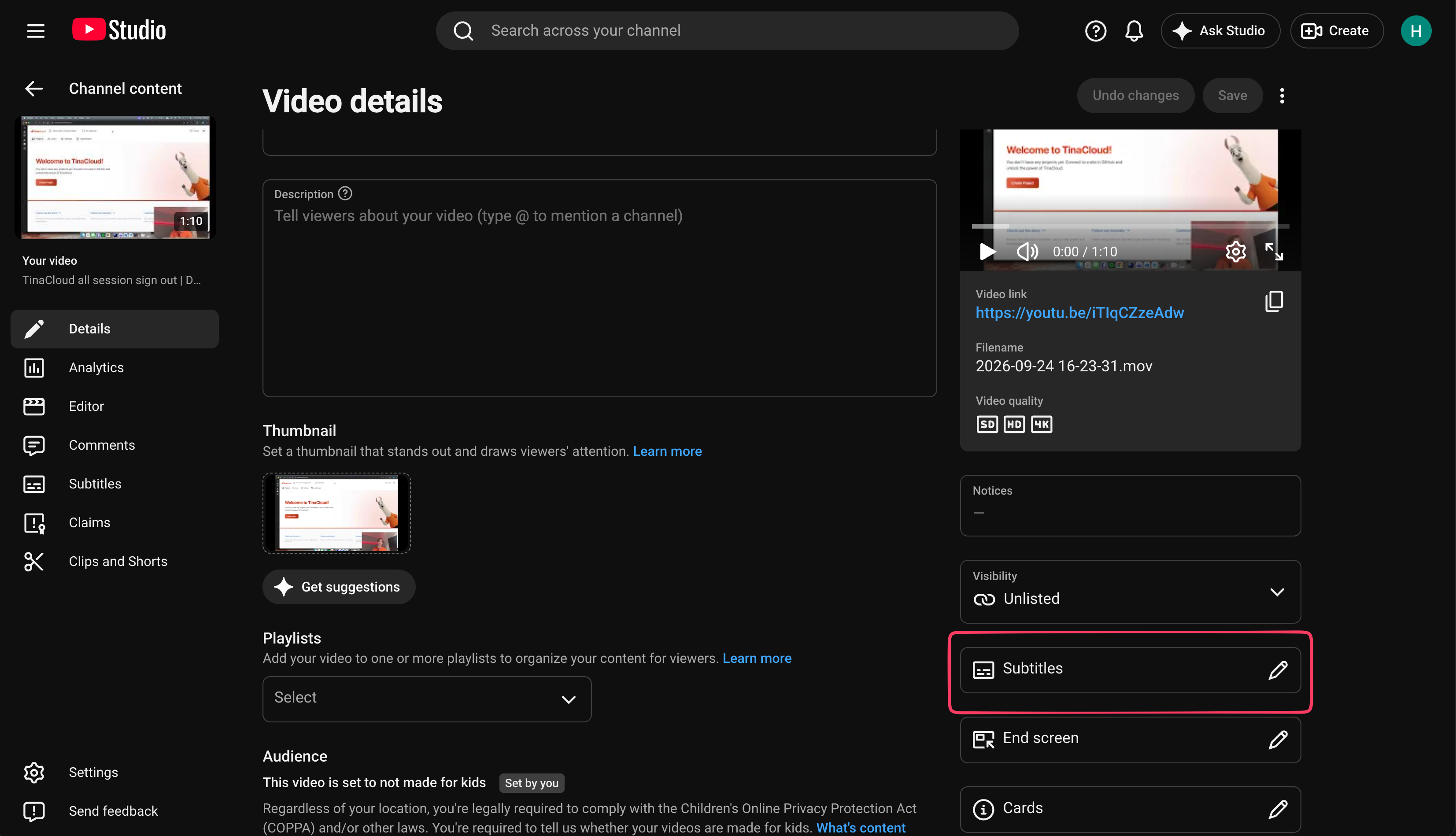 Video view