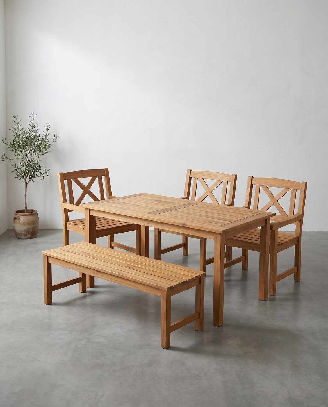 Dining Set – 6-Seat with Bench