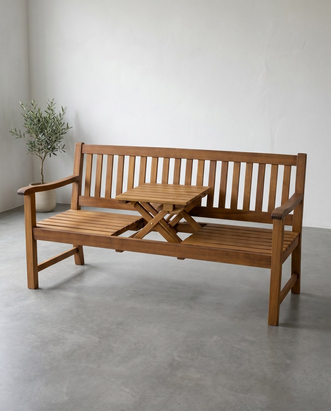 Pop-Up Bench – Fold-Out Table