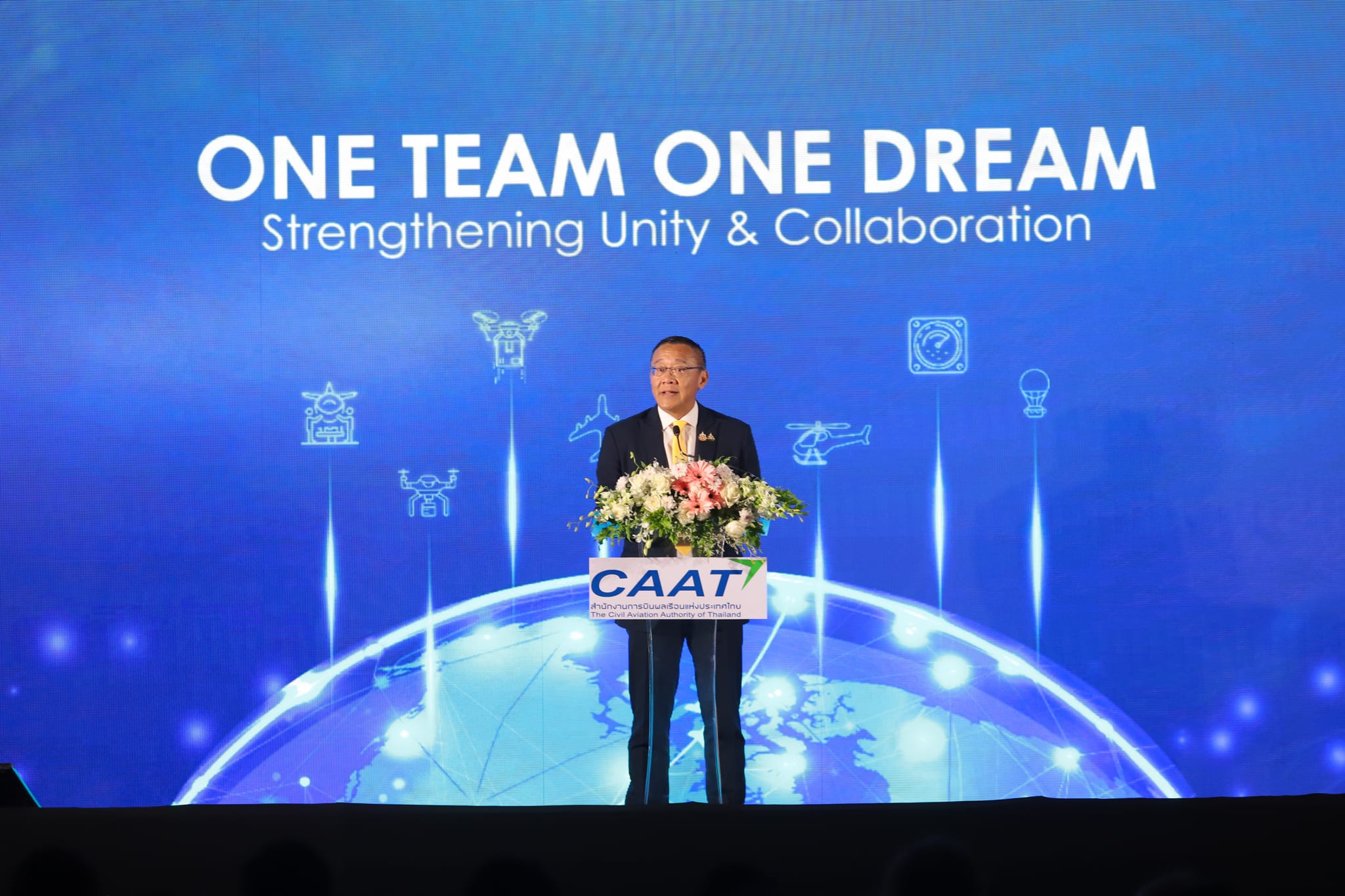 Town Hall 2025 ถ่ายทอดวิสัยทัศน์ 
และนโยบายสำคัญ ของสำนักงานการบินพลเรือนแห่งประเทศไทย