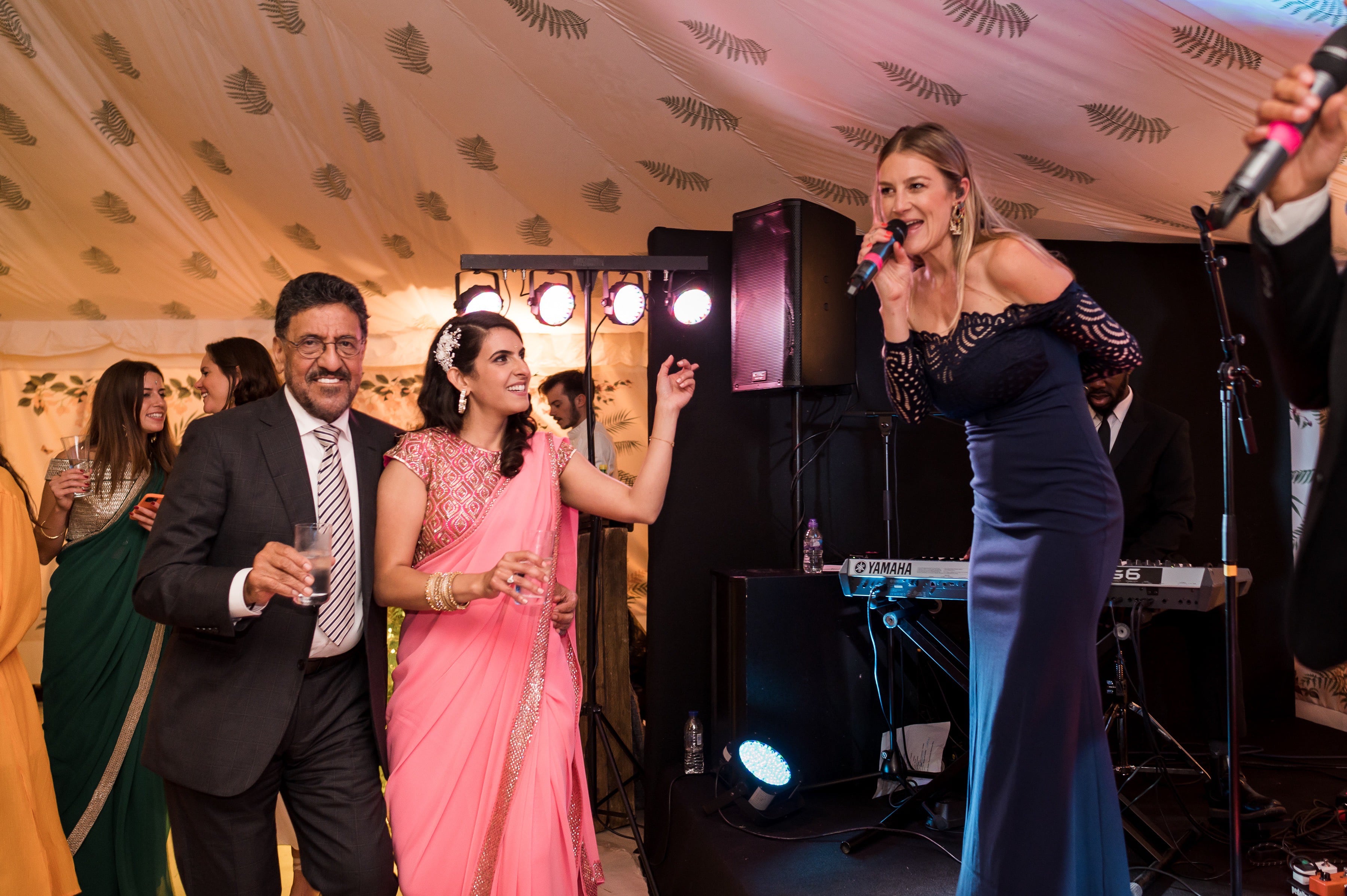 Ella Wolfman performs at Indian wedding