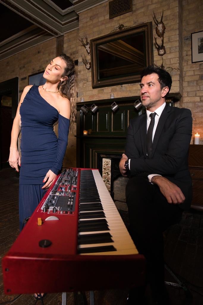 Ella Wolfman and Edu perform jazz covers