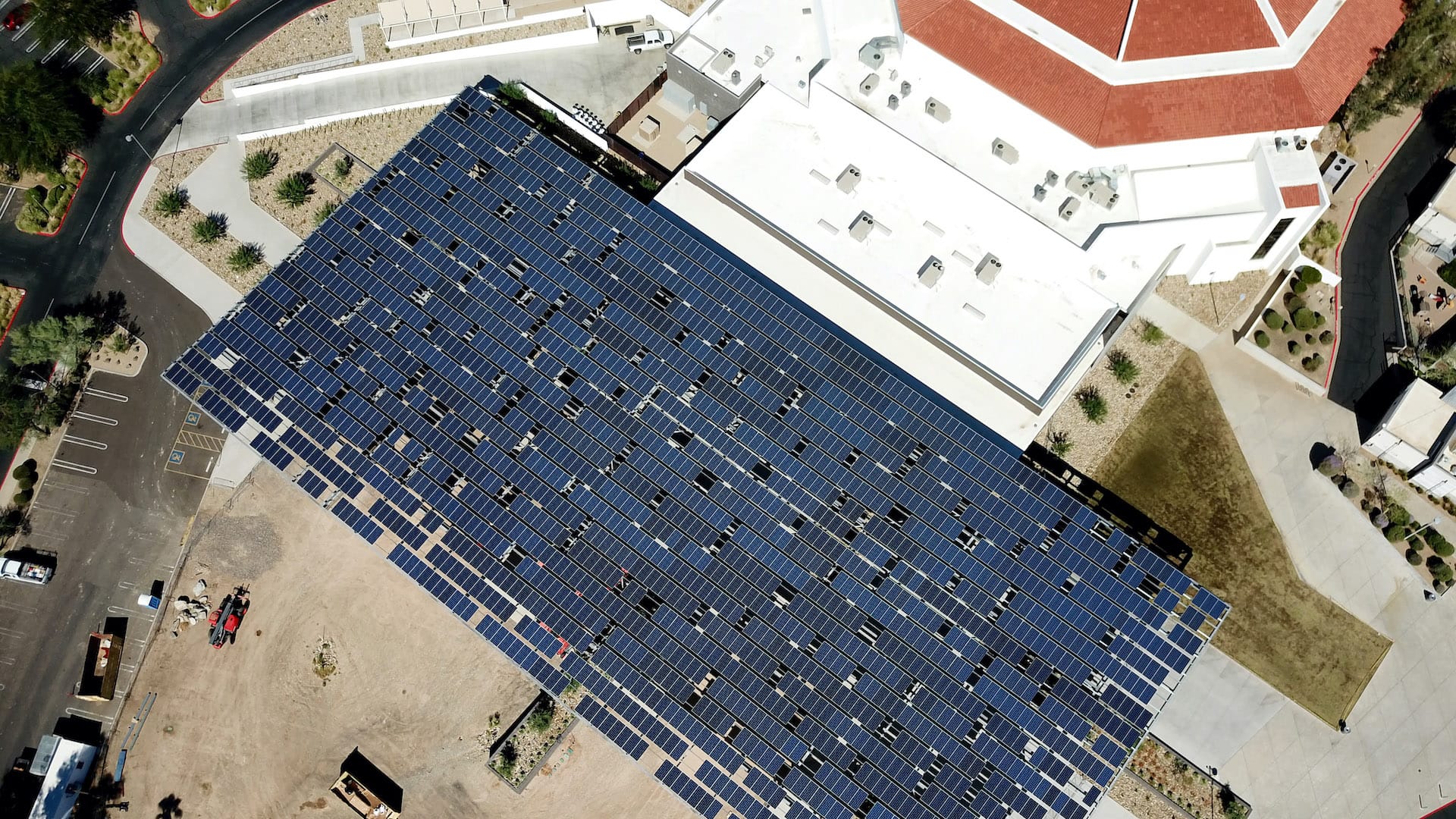 Dream City Church 1.2 MW rooftop solar installation, Phoenix