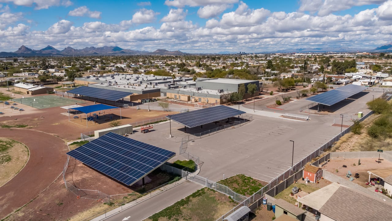 Gallego Intermediate solar installation, Tucson