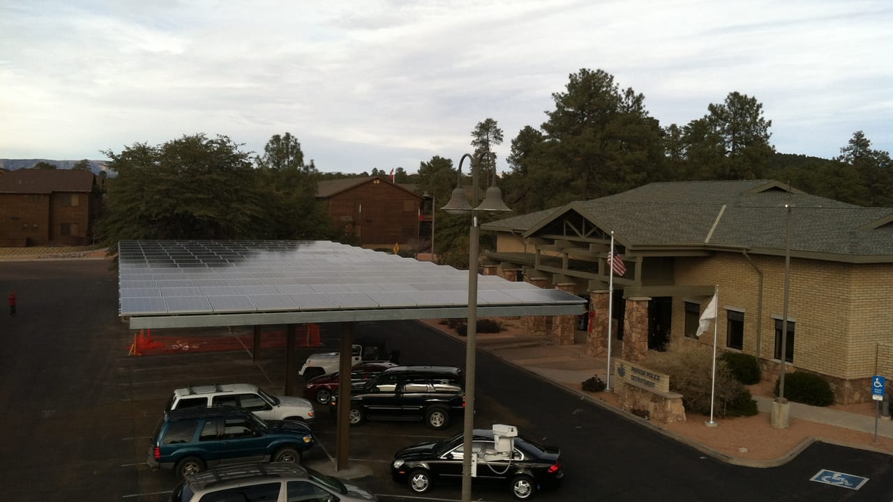 Payson Public Safety solar installation