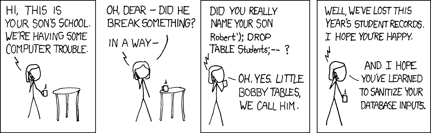 xkcd: Exploits of a Mom