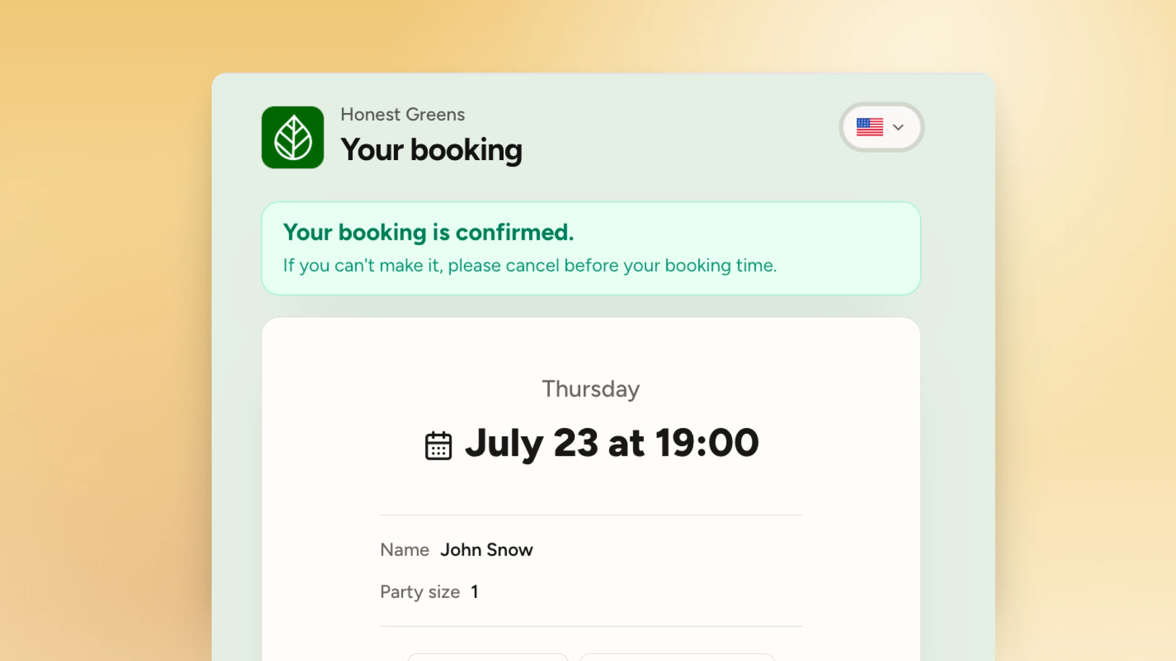 Take reservations ahead of time